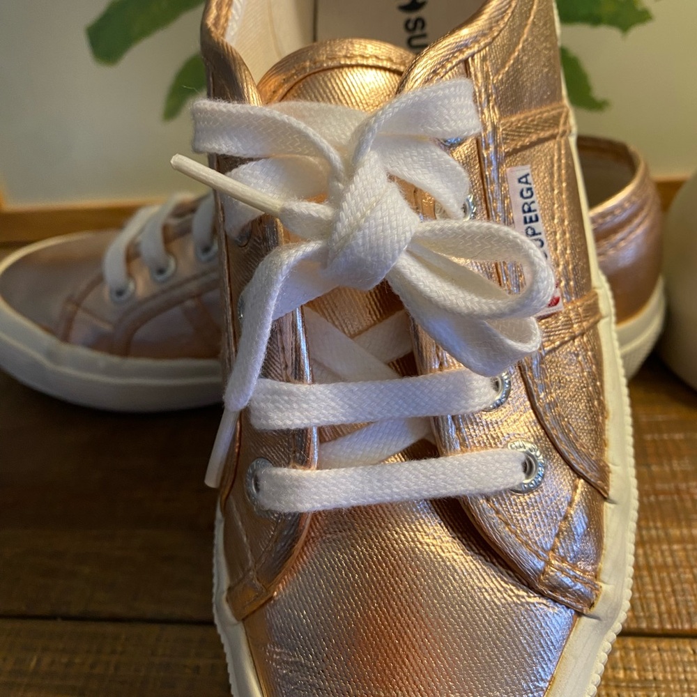 Superga Rose Gold Sneakers